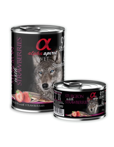 ALPHA SPIRIT Esturión con Fresas