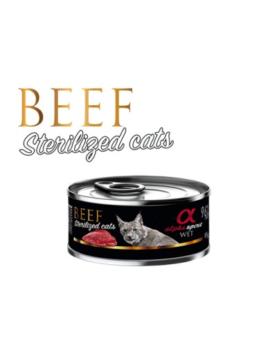 ALPHA SPIRIT Ternera para Gatos esterilizados