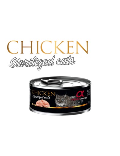 ALPHA SPIRIT Pollo para Gatos esterilizados