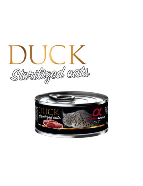 ALPHA SPIRIT Pato para Gatos esterilizados