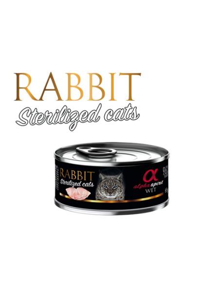 ALPHA SPIRIT Conejo para Gatos esterilizados